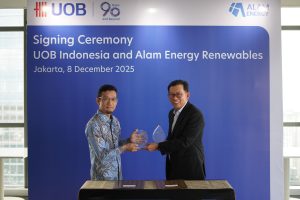 Alam EnergyとUOBインドネシアが再生可能エネルギー支援に向けた資金調達で協力